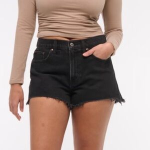 Abercrombie & Fitch Curve Love High Rise Mom Short
